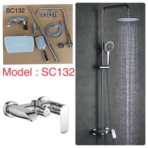 Bộ sen cây tắm đứng nóng lạnh TCARE TS- 40132