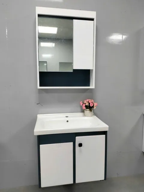 Bộ Tủ chậu lavabo cao cấp PVC chống nước size 60*48 (TC60-10)