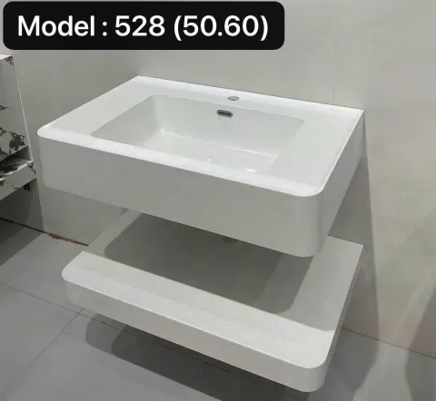 Bàn đá đúc liền khối 2 tầng đúc liền khối mẫu mới 528 (50.60)