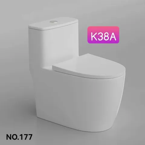    Bồn cầu vệ sinh nhà tắm men sứ  Aqua - ceramic - K38