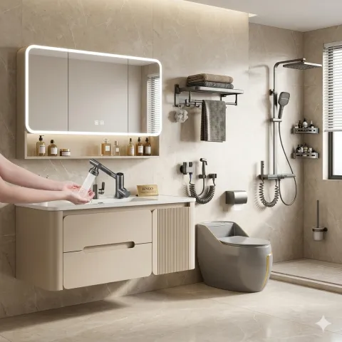 Combo thiết bị vệ sinh nhà tắm TCARE TCB-9030