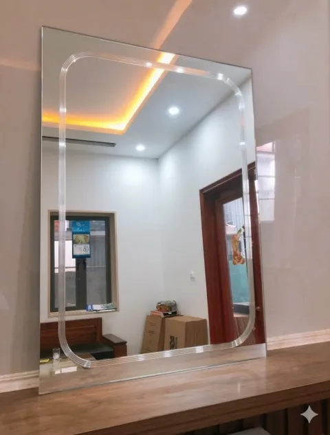 Gương nhà tắm hình chữ nhật Kiểu dáng dọc kích thước 50*70
