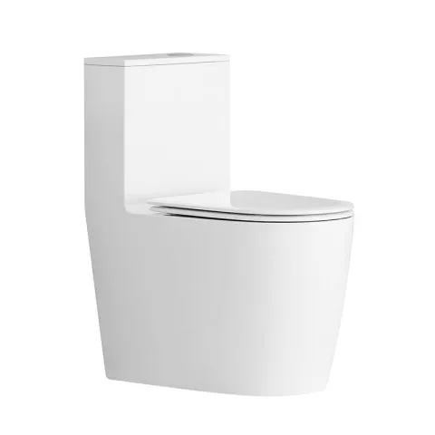Bồn cầu vệ sinh nhà tắm men hiệu ứng lá khoai TCARE TB-6666