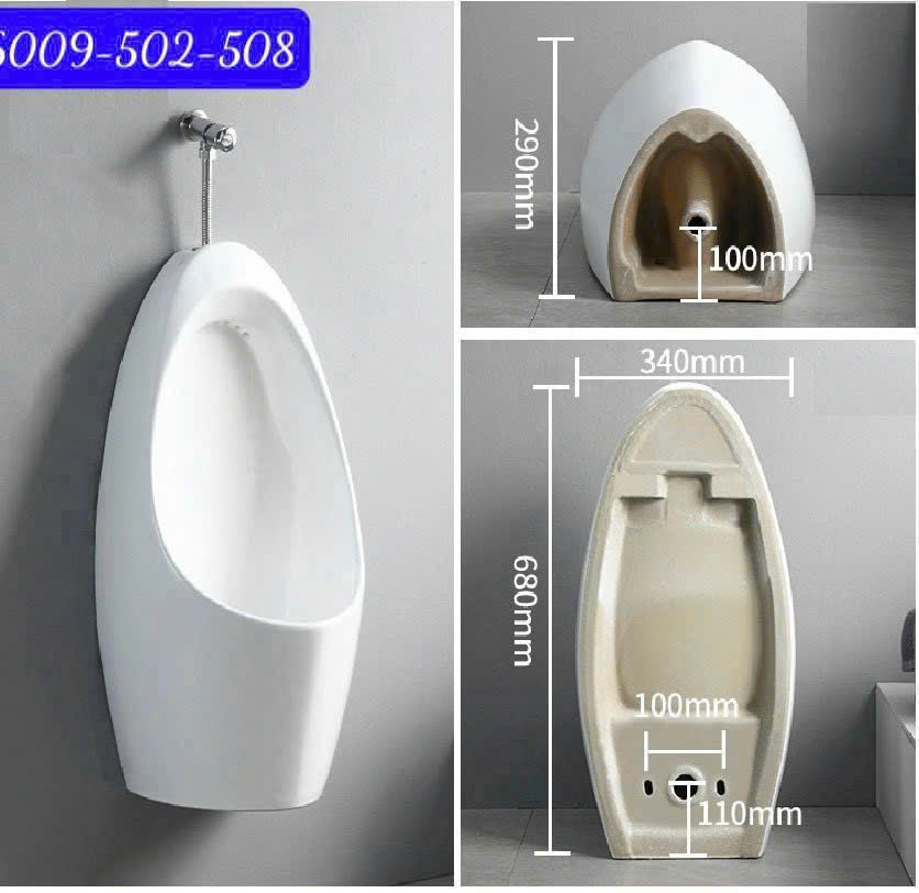 Tiểu cơ treo, bộ xả cơ bằng đồng 