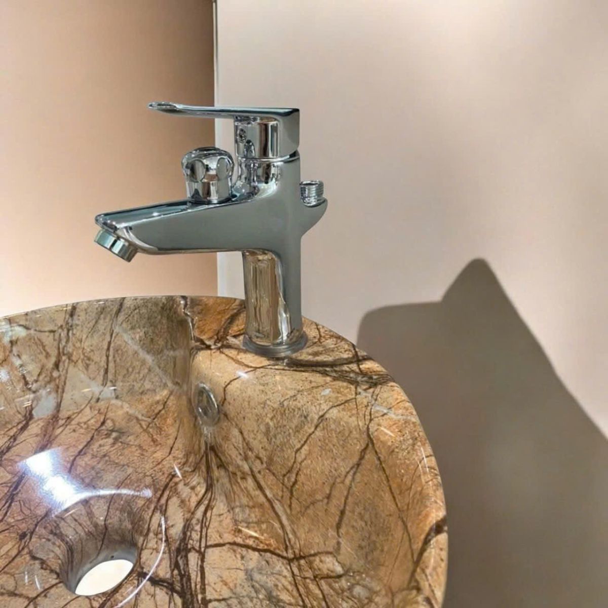 Vòi rửa Lavabo, vòi liền sen đơn hàng đồng 