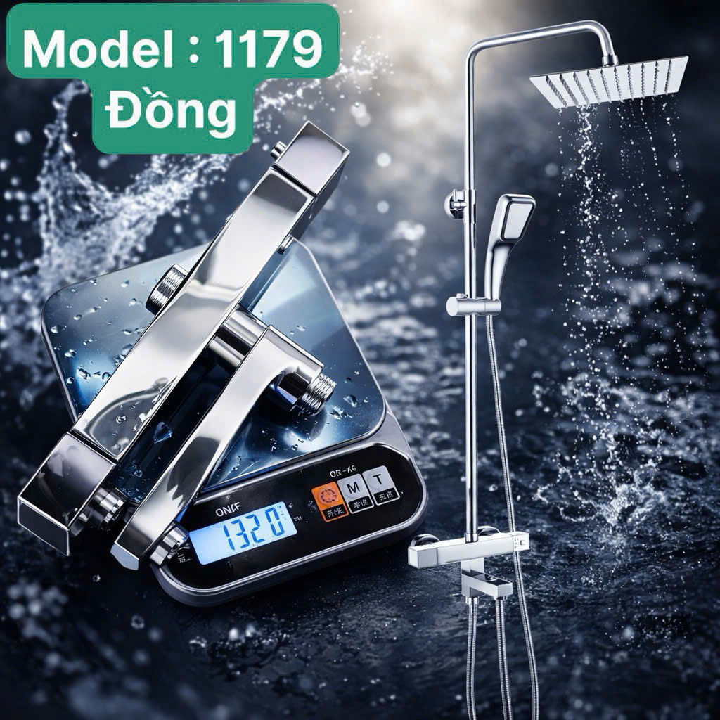 Bộ sen cây tắm đứng nóng lạnh TCARE TS-1179