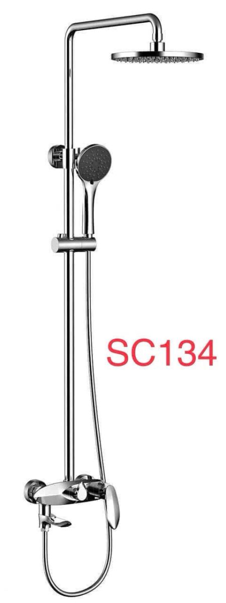 Bộ sen cây tắm đứng nóng lạnh TCARE TS- 134 ĐỒNG